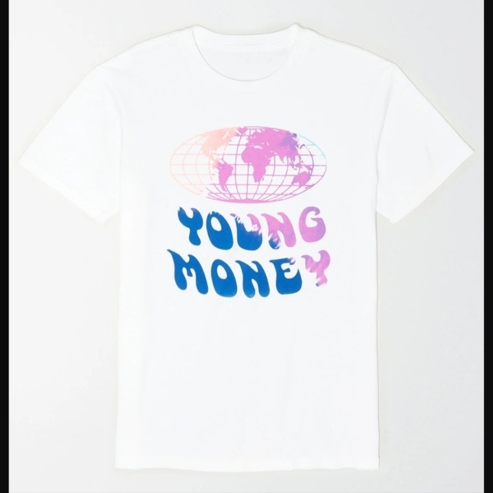 American Eagle x Lil Wayne Young Money T-Shirt White NWOT